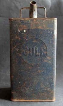 Gulf Oil Benzinkanister 5 Liter mit Logo 1950 (4027)